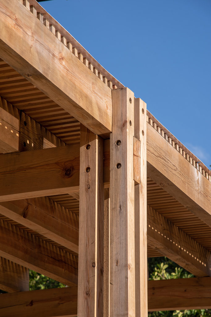 Construccion vigas de madera