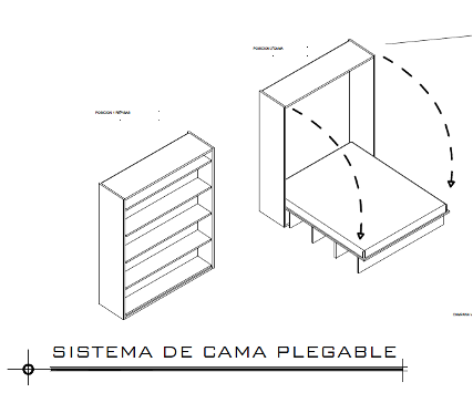 Estructura de melamina Arauco