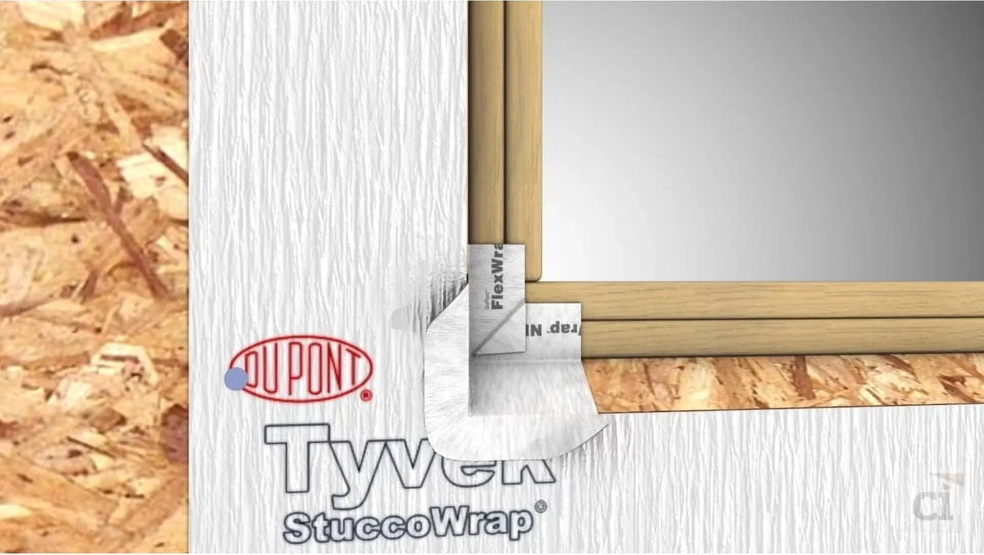 Stucco wrap Tyvek